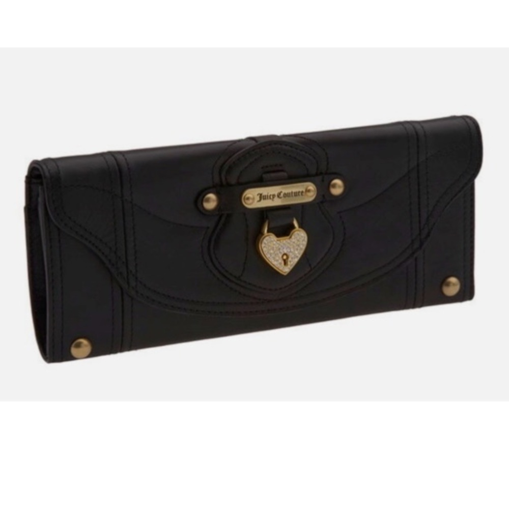 Juicy Couture Clutch Pave Heart Wallet